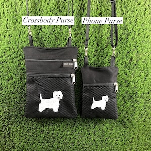 West Highland Terrier Crossbody Purse, Westie Phone Purse, Westie Coin Purse, Westie Crossbody Bag, West Highland Terrier, Westie