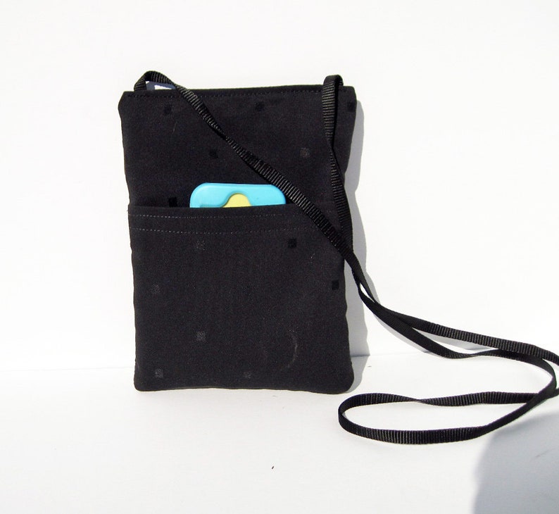 Schnauzer Natural Ear Standard Schnauzer Dog Cross Body Flat Purse