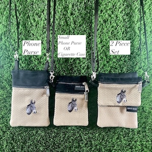 Esel Handytasche, Esel Kleine Handytasche, Esel Zigarettentasche, 2 Stück Set, Esel Geldbörse, Esel Kleingeldtasche, Geldbörse
