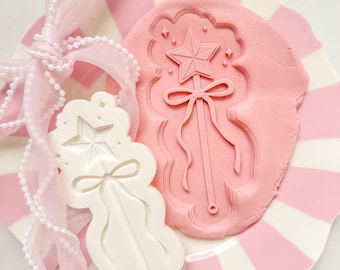 Prinzessin Zauberstab - Cookie Stamp & Cutter STL DATEI