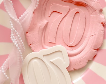 70 numeri semplici - Stampo e taglierina per biscotti (solo file STL)