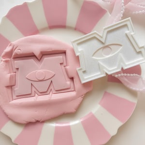 Monster logo - Cookie Stamp & Cutter STL FILE