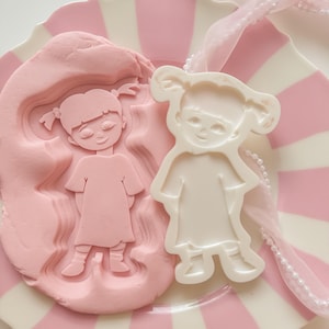 Little girl monster - Cookie Stamp & Cutter STL FILE