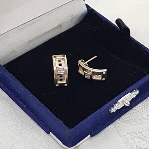 Regalo di Natale Orecchini a perno ipoallergenici per ragazze e donne, in argento Sterling S925, a forma di zampa di cane, con zirconia cubica rosa