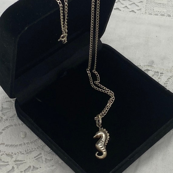 シルバー 925 ネックレス ヴィンテージ 一生物 シンプル 重厚感 派手 エイ シルバー ネックレス (チェーン付き) 魚 マリン 海