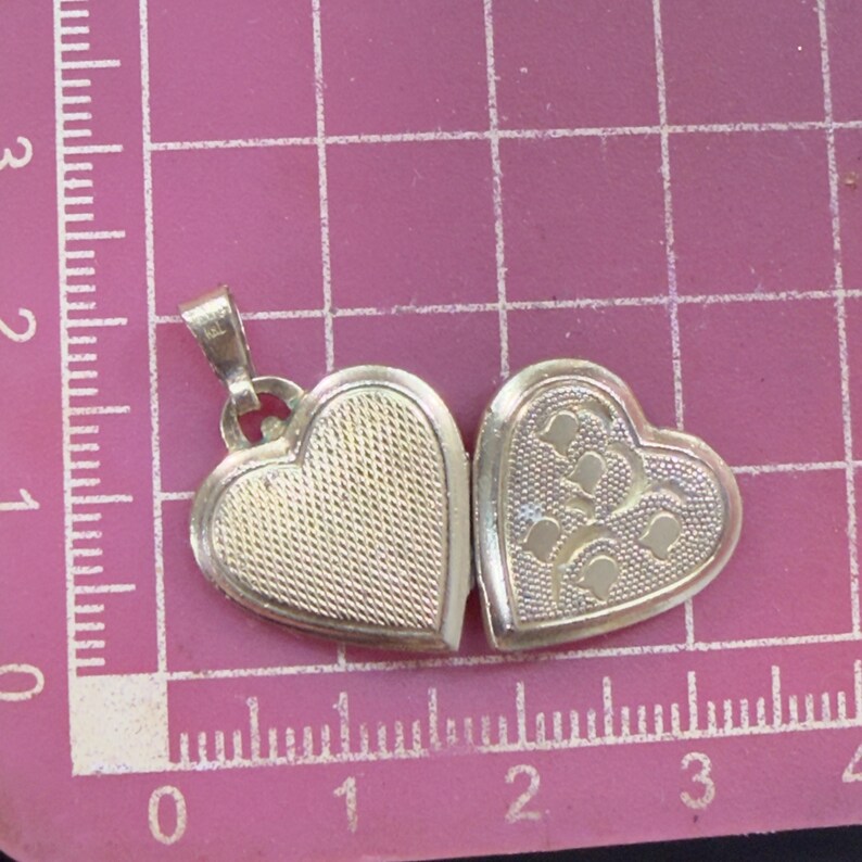 VINTAGE Heart Shaped Locket Lily of the Valley Kordes & Lichtenfels ...