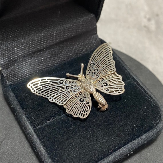 メキシコシルバー　鳥ブローチ　ヴィンテージブローチ　925刻印 メキシコシルバー 鳥ブローチ ヴィンテージブローチ 925刻印