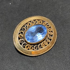 Broche Femme Vetement Broche Vintage En Argent Vermeil Signée Georges Legros - Occasion, Très Bon état Bijou Vintage Argent