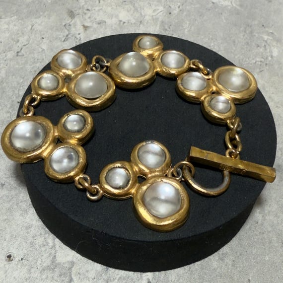 Bracelet Biche De Bere En Résine Avec Cabochons – Style Bohème – Occasion