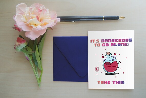 Get Well Soon Card Nerd Card Video Game Card Get Better - Etsy