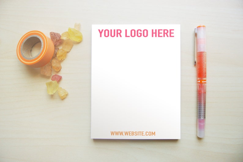 Personalized Stationery Logo Notepads Personalized Notepads Business Stationery Business Notepad Custom Notepads