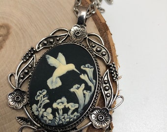 30x40 Cameo Necklace