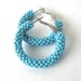 see more listings in the Woven bead hoop earrings section