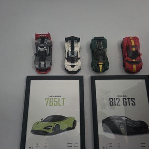 Type 2 Lego Speed Champion Wall Mount (Pack of 2)