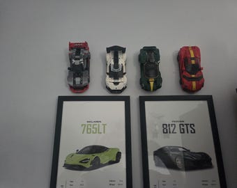 Type 2 Lego Speed Champion Wandhalterung (2er Pack)