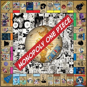 Monopoly One Piece Complete / Board Games / Digital Game / Ready to Print