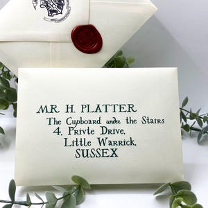 Personalised Wizard School Acceptance Letter – Magical School Invitation Keepsake – Custom Fantasy Letter Gift