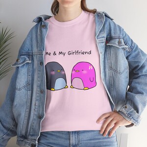 Personalized shirt gift Penguin Love T-Shirt, Cute Couples Shirt, Gift for Him and Her, Unisex Tee, Personalized Design, cute design shirts