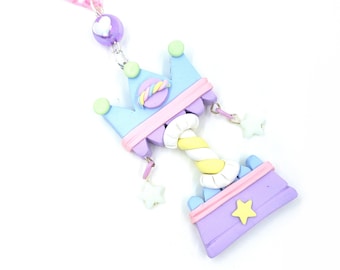 Space Carousel Necklace, Cute Necklace, Space Pastel, Pastel Jewelry, Pastel Necklace, Pastel Star, Cute Stuff, Cute Jewelry