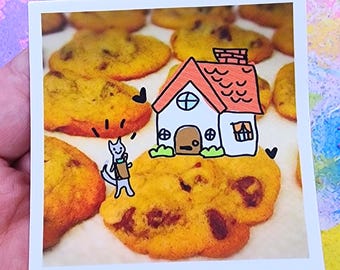 Nostalgia Dream: Fresh Cookies. 3" Matte Vinyl Sticker