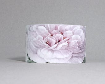 Pink Rose Bracelet, Garden Gift, Rose Jewelry, June Birth Flower