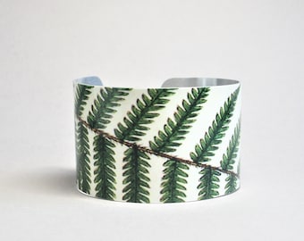 Fern Cuff Bracelet Unique Plant Gift for Her