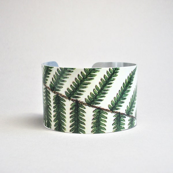 Fern Cuff Bracelet Unique Plant Gift for Her