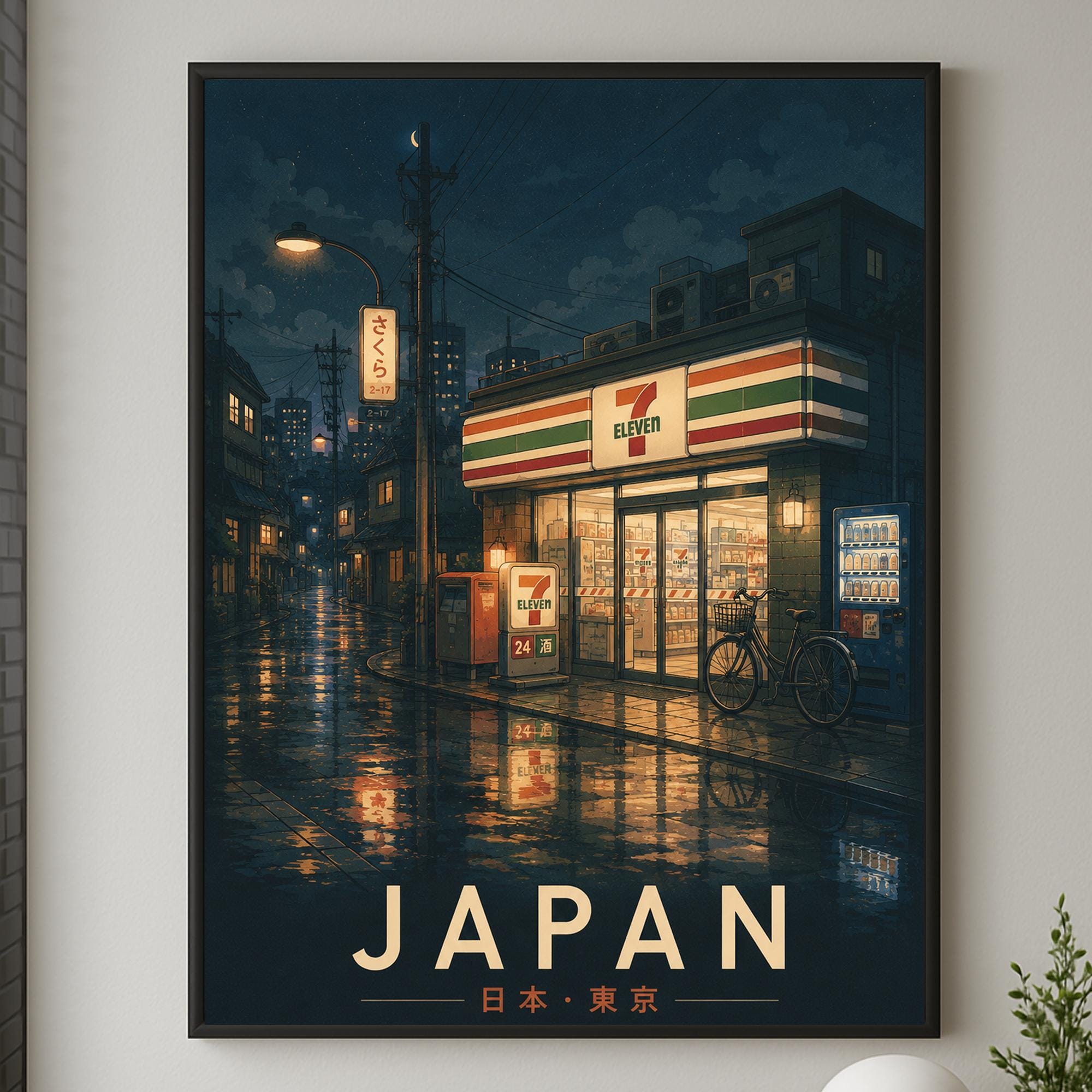 7 Eleven Japan Art - Etsy
