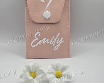 Personalised make-up brush holder complete with 8 brushes