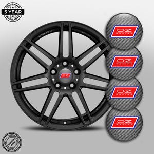OZ Wheel Emblem Stickers/3d Silicone Decals, Set of 4 - Etsy