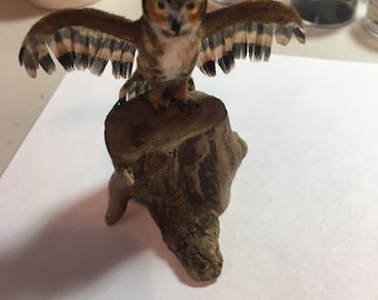 Miniature Great Horned owl