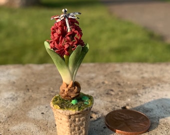 Miniature 1:12 Scale Dollhouse Eight Spot Skimmer Dragonfly