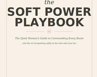 Livre de jeu Soft Power | Guide de communication énergétique féminine (téléchargement PDF)