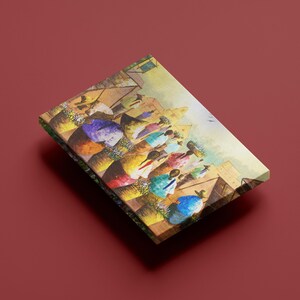 Afrikanische Tribal Kunst Leinwanddruck: Boho Home Decor