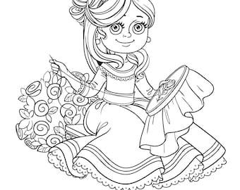 Princess Coloring Pages