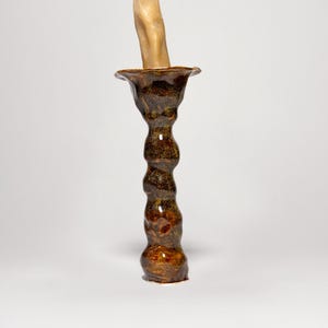 Ceramic Flower Candlestick