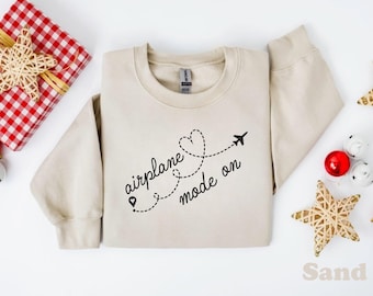 Flugzeug-Modus Sweatshirt, Reise-Shirt, Abenteurer Geschenk, Abenteuer erwartet Shirt, Flugzeug-Modus Shirt, Reise-Liebhaber-Shirt, Abenteurer Geschenk