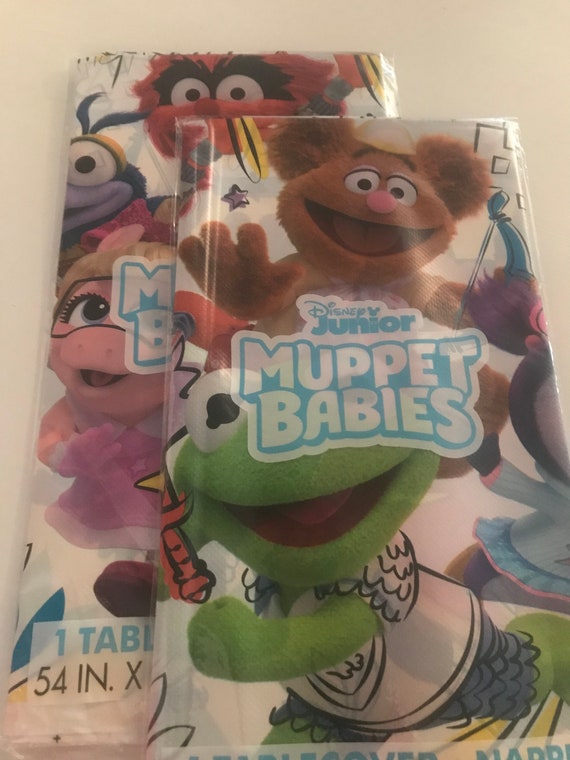 MUPPET BABIES TABLECOVER, Baby Muppets, Table Cover, Baby Shower Decorations, Party Decorations, Muppets Il_570xn