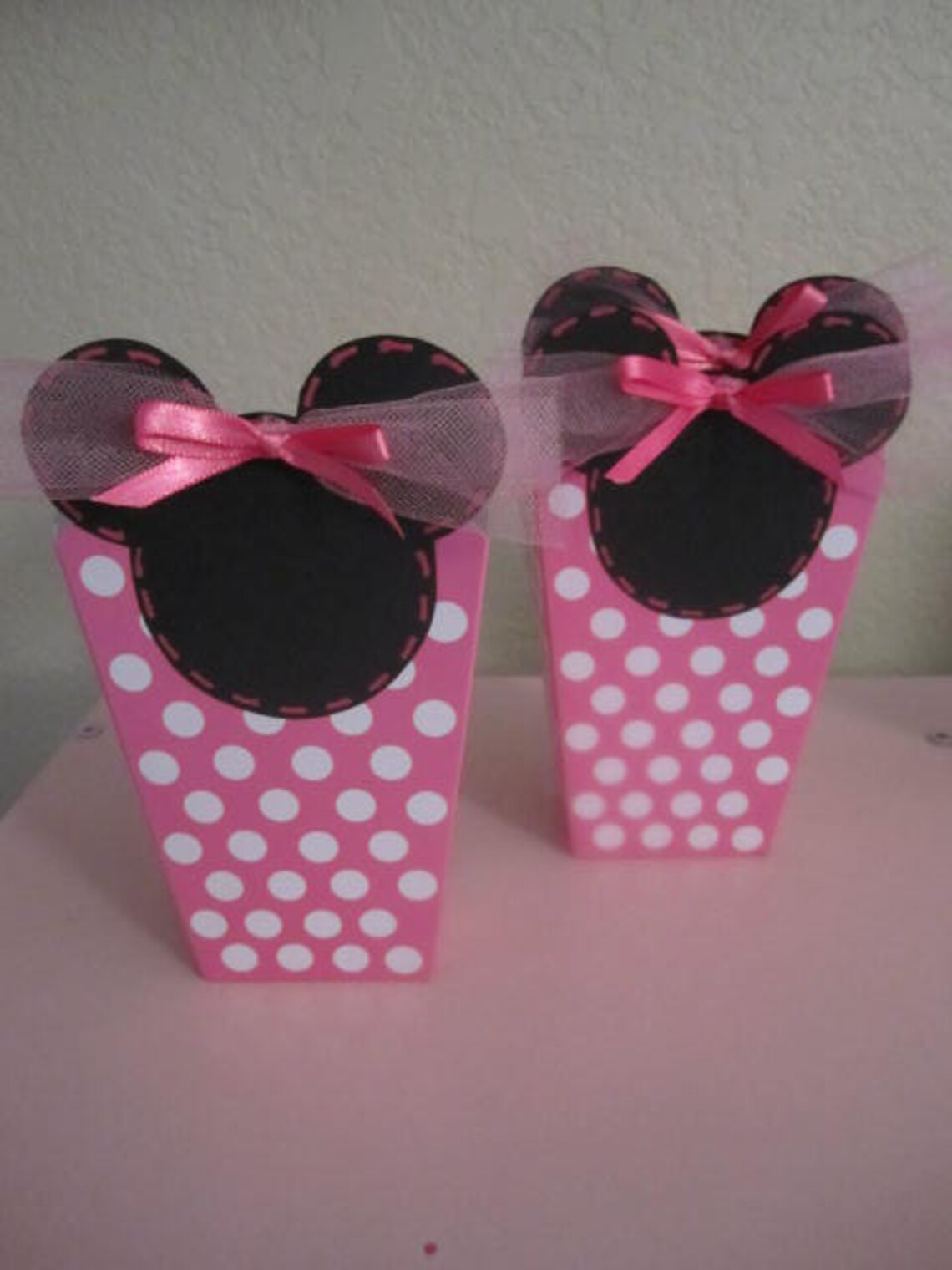 MINNIE MOUSE Party Favor BOXES Treat Boxes Favor Boxes - Etsy