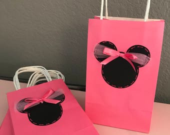 MINNIE MOUSE Party FAVORS, Minnie Party, Treat Bags, Favor Bags, Party Favors