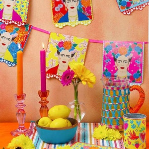 Frida Party, Frida Banner, Fiesta Party, Fiesta Decorations, Mexican Party Decorations, Birthday Decor, Fiesta Baby Shower image 1