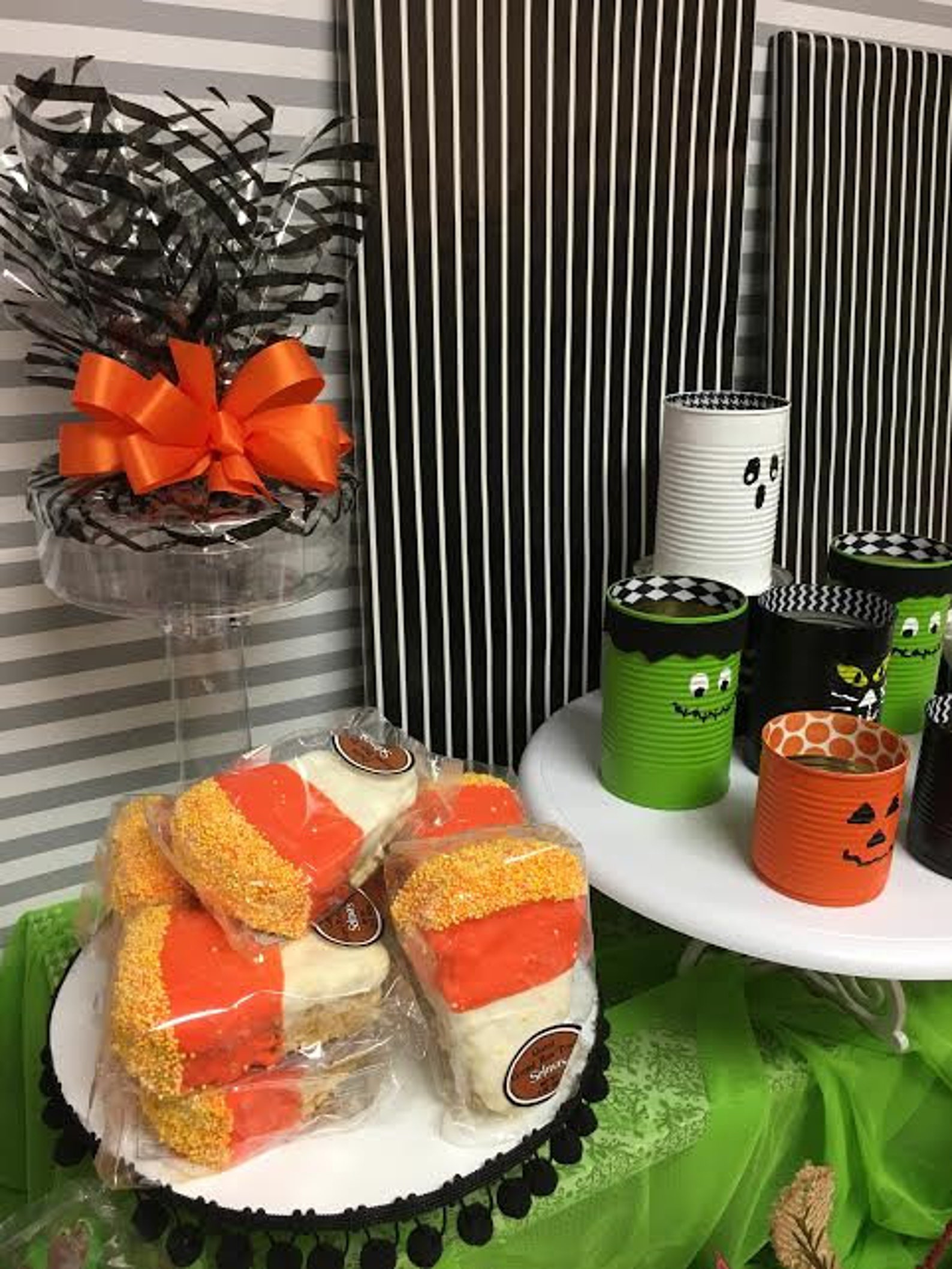 HALLOWEEN TIN CANS Halloween Decor Halloween Recycyled Cans - Etsy