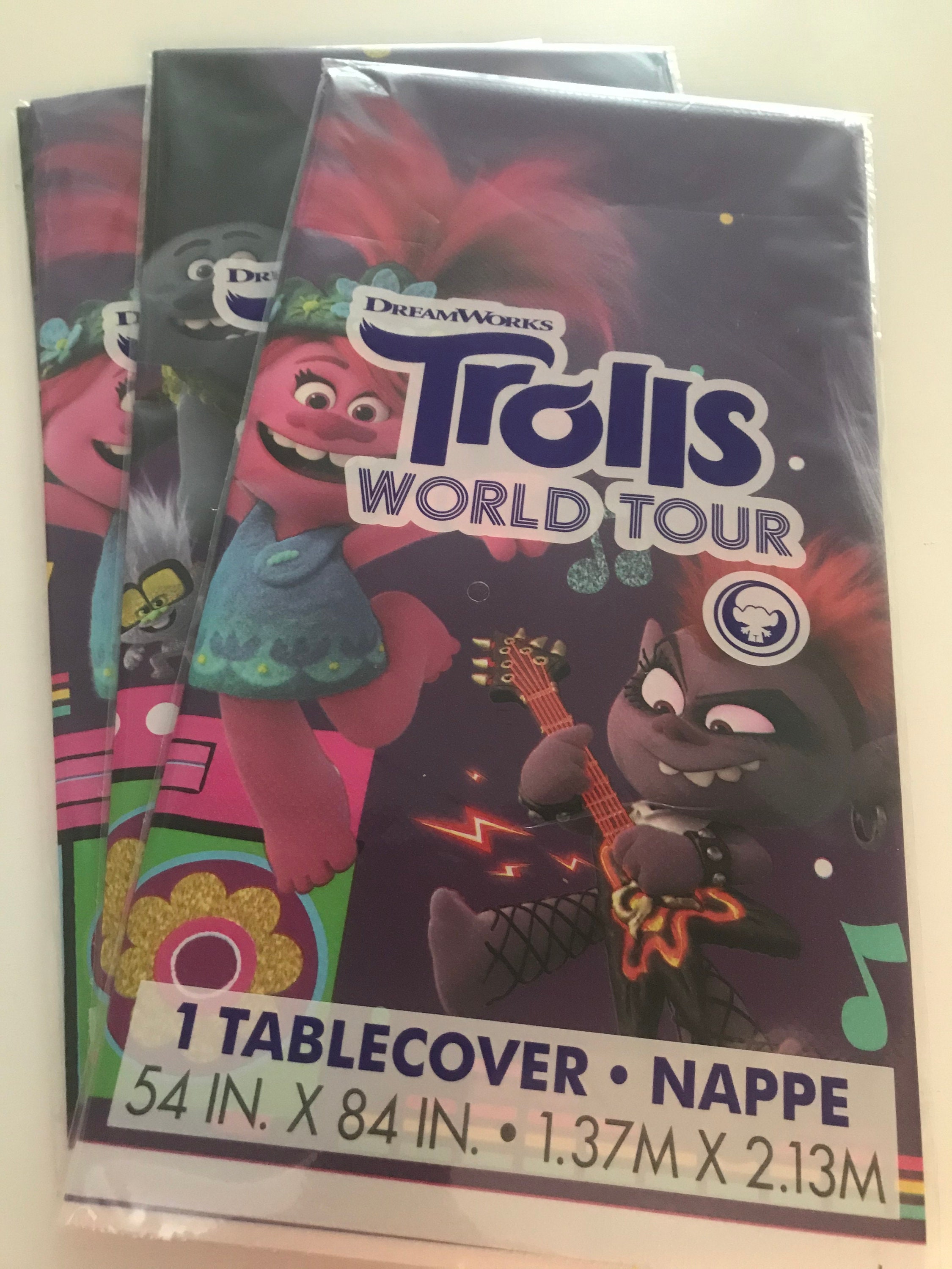 Trolls Tablecover Table Cover Baby Shower Decorations Etsy