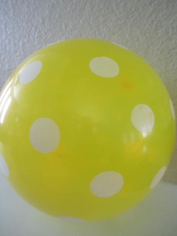 Yellow POLKA DOT BALLOONS, Mickey Mouse Party, Party Balloons, Party Decorations, Balloons Il_570xn