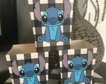 Stitch Party Favors, Stitch Party, Treat Boxes, Party Favors, Stitch birthday, Favor Boxes
