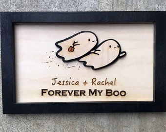 PERSONALIZED Halloween Decor- Sweet Funny Halloween Decor for Couples - Romantic Halloween Gift - Custom Halloween Decor- FREE SHIPPING!