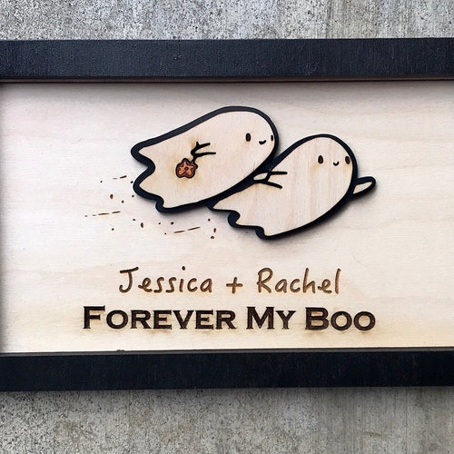 PERSONALIZED Halloween Decor- Sweet Funny Halloween Decor for Couples - Romantic Halloween Gift - Custom Halloween Decor- FREE SHIPPING!