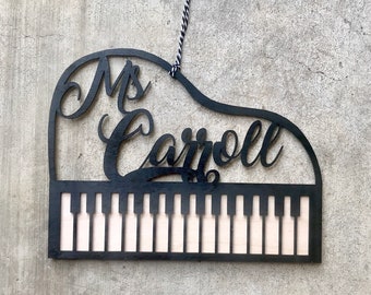 CUSTOM Pianist Sign - Accompanist Sign - Piano Sign - Accompanist Thank You Gift - Piano Teacher Gift - FREE SHIPPING