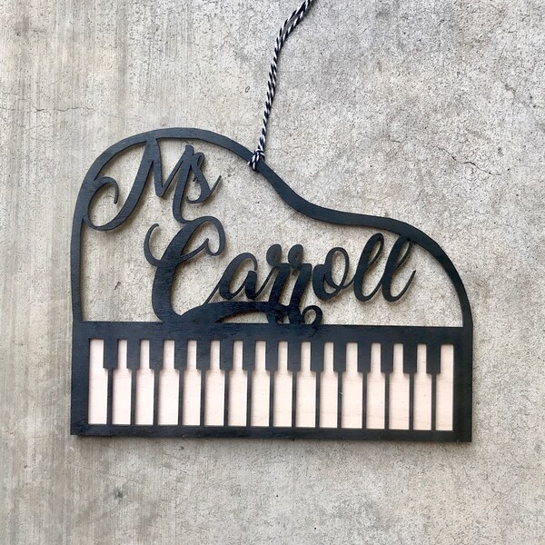 Piano Teacher Thank You Etsy