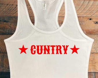 Cuntry Crop Tank Top